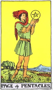 Page of Pentacles Upright