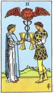 2 of Cups Upright