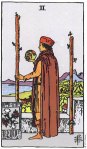 2 of Wands Upright