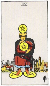 4 of Pentacles Upright