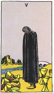 5 of Cups Upright