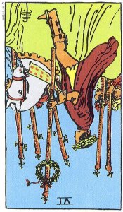 6 of Wands Reversed