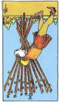 10 of Wands Reversed