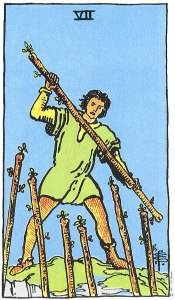 7 of Wands Upright