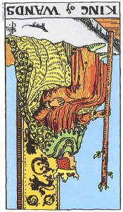 King of Wands Reversed