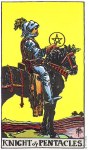 Knight of Pentacles Upright