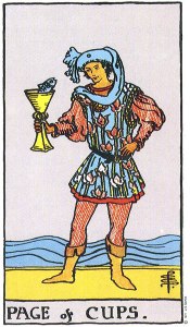 Page of Cups Upright